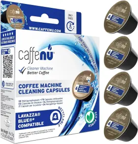 Caffenu 009900470160 Lavazza Blue Compatible Cleaning Capsules. Coffee Machine Cleaner. P