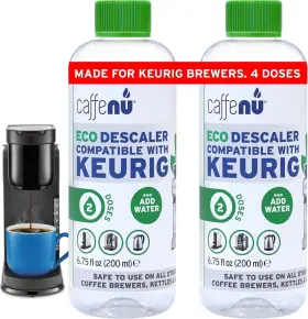 Caffenu 009900530185 Keurig Compatible Descaling Solution. 2 Bottles Of Descaler