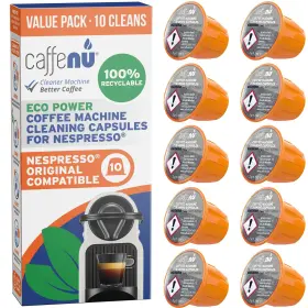 Caffenu 009910217328 Nespresso Cleaning Pods - 10 Capsules For Improved Coffee Flavor