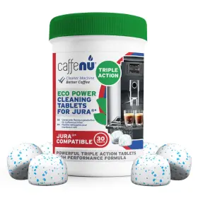 Caffenu 009910217373 Jura Cleaning Tablets - 30 For All Coffee Machines