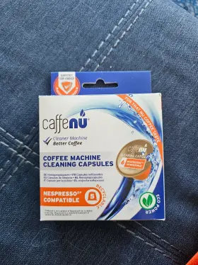 130100000 Caffenu Nespresso Compatible Cleaning Pods. 5 Cleaner Capsules