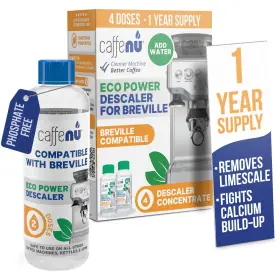 Cfldbv200 Caffenu Breville Descaling Solution - 2 Bottles Removes Limescale For Coffee