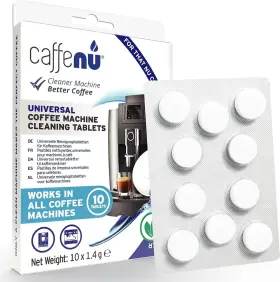 Cftb010mult Caffenu Coffee Machine Cleaner Tablets - 10 X 0.05 Oz For Auto And Bean To Cup