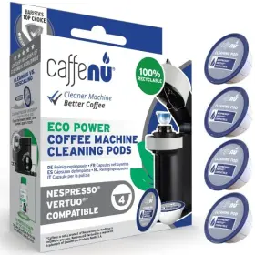 Cfvert004 Caffenu Nespresso Compatible Cleaning Pods. 4 Vertuo Cleaner Capsules. Improved