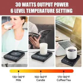 Cafzed 701213744872 Coffee Warmer For Desk - Mug With Timer 6 Temp #2