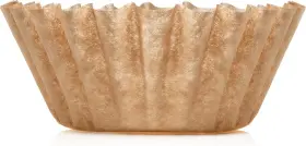 Cf01 California Containers Coffee Filters - Natural Unbleached Brown Biodegradable Large Basket 9.75 Inch F #3