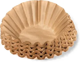 Cf01 California Containers Coffee Filters - Natural Unbleached Brown Biodegradable Large Basket 9.75 Inch F