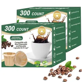 Aub09953kkwm Capmesso Disposable Coffee Paper Filters Replacement Kerig Filter Compatible
