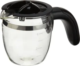 3031.00 Capresso 4-cup Glass Carafe With Lid For 303 Espresso Machine