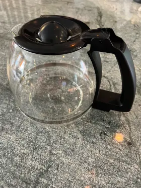 4464.01 Capresso 10-cup Glass Carafe With Lid For Coffee Team Gs Maker Black
