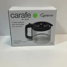 4477.01 Capresso Glass 12 Cup Replacement Carafe For Coffeeteam Pro Olus #487