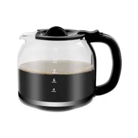 4416.01 Capresso 794151402775 12 Cup Replacement Glass Carafe For 416 Black