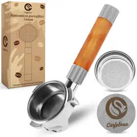 Carfelena 198715788341 54mm Bottomless Portafilter Compatible With Breville Espresso Machines Es
