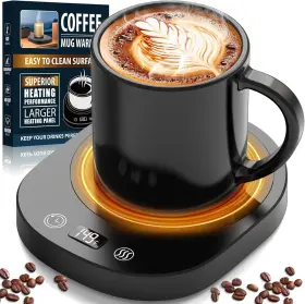Carwongg1 705353708213 Coffee Mug Warmer With 3 Temp Settings Timer Auto Shut-off For Desk Home