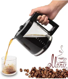 B09cncwknx Cestlaive 12-cup Replacement Glass Carafe Pot Compatible With Hamilton Coffee Maker Models