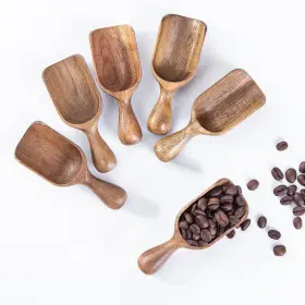 24007 Chef Ol Www.chefole.com Wooden Scoops For Canisters 4pcs Acacia 4.17 1.57 0.8