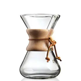 Chemex 028068001128 Pour-over Glass Coffeemaker - Hand Blown Series 5-cup Exclusive Packaging