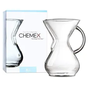 Chemex 028068001388 Pour-over Glass Coffeemaker - Handle Series 6-cup Exclusive #2