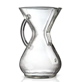 Chemex 028068001388 Pour-over Glass Coffeemaker - Handle Series 6-cup Exclusive