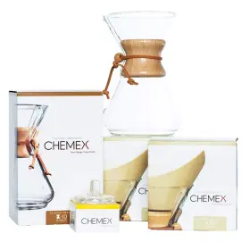 595237-cm-10a Chemex Bundle - 10-cup Classic Series 200 Ct Square Filters Exclusive Pac