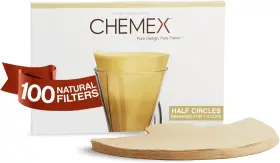 Fp-2n Chemex Filter - Natural Half Moon 100 Ct