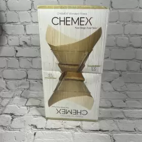 Fsu-100 Chemex Natural Coffee Square Filters Box Of 100 X2 200 Brand New