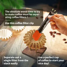 Wscilp-01 Chengmailiaorubaihuoyouxiangongsi 2 Pack Coffee Filters Separator Tool Cilp Use For All Kinds #2