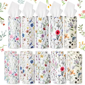 Qiy-cinnvoice-2308 Cinnvoice 20 Pcs Car Tissues Cylinder With 3 Ply Facial Bulk Round Ti