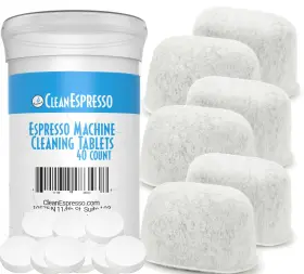 Brf620 Cleanespresso Breville Compatible Cleaning Kit - 40 Tablets And 6 Water Filters Fo