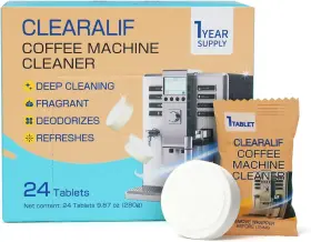 Clearalif 445050627617 Coffee Machine Cleaner Descale 24 Count Unscented Cle