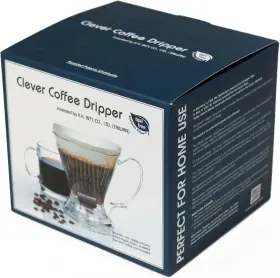 Clever 471583846741 Coffee Dripper And Filters Large 18 Oz Safe Bpa Free Plastic