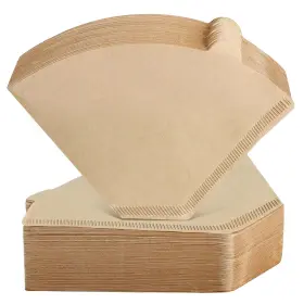 Clinuse 658370476200 Coffee Filters Size 04 Unbleached Cone 8-12 Cup 200 Count Disposabl
