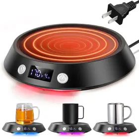 Clinuse 658370476668 Coffee Mug Warmer 50w Cup For Desk With Auto Shut Off And Timer Function