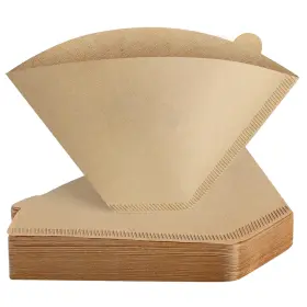 Clinuse Us-yyccf-u04-120 120 Pack Cone Coffee Filters #4 Unbleached Disposable 8-12 Cup Maker
