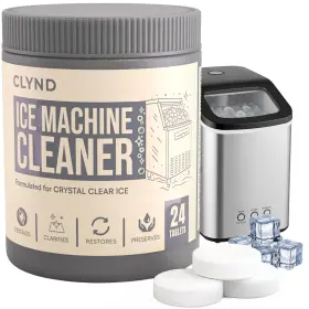 Clynd 898743692704 Nickel Safe Ice Machine Cleaner And Descaler 24-pack Countertop Maker Cle