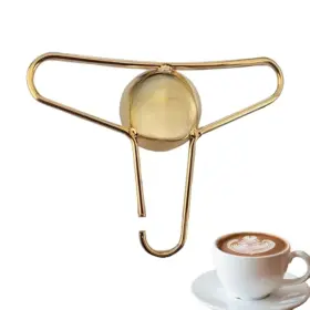 Coffee Alive 628942518713 Plated 24 Karat Gold Blanching Tool Enhance Your Flavor With This Sim