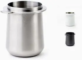 Coffee Products 726084397071 54mm Dosing Cup Brushed Silver 100% Stainless Steel Espr
