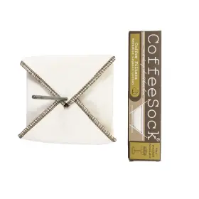 Coffeesock 749531821875 The Original Reusable Organic Cotton Coffee Filters Made To Fit Per