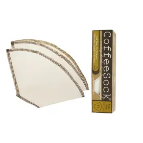 Coffeesock 766150296037 Reusable Coffee Filters - #6 Cone Drip And Pour-over 2 Organic Na