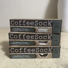 Coffeesock 766150296105 3x Diy Cold Brew Filter Fits A 32oz Mason Jar Made In Usa