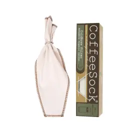 Coffeesock Cb64-01 Cold Brew Coffee Filter For 64 Oz Mason Jar Reusable Organic Cotton Br