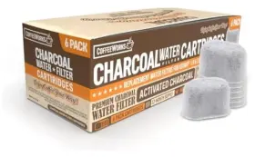 Coffeeworks 759321720813 Charcoal Water Filter Refill Cartridges For Keurig Coffee Machines