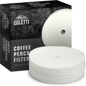 Coletti 445047245282 Percolator Coffee Filters Disc For Percolators Bo