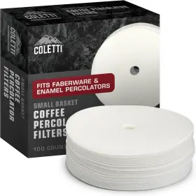 Col119 Coletti Percolator Coffee Filters Disc For 3.3 Inch