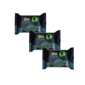 Combat Wipes 611745300173 Active Outdoor Wet - Extra Thick Camping Gear Biodegradabl