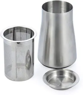 Comfztar 651354612090 Coffee Sifter Sieve Fine Mesh Stainless Steel Container Pot Making