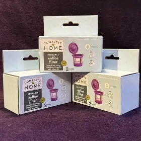 Complete Home 195602004096 K-cups Reusable Coffee Filters For Keurig Makers 6x New