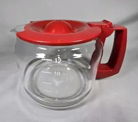 Md-255t Cooks 12 Cup Replacement Red Carafe For Coffee Maker Glass Pot Jcpenny