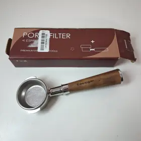 X003z8cswx Coosigar 58mm Bottomless Portafilter Walnut Handle Fits E61 Espresso Machine