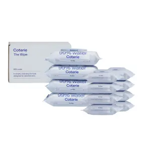 Coterie 810086791064 Baby Wipes For Sensitive Skin Plant-based And Plastic-free Fibers 99% Water